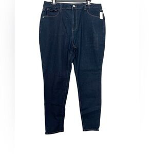 Women's High Waisted Blue Jeans Junior Size 19